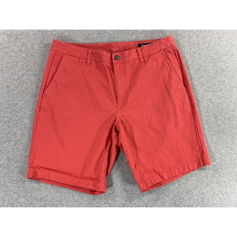 Bonobos 9" Cotton Chino Shorts (Men's‎ 35) Jetty Red
